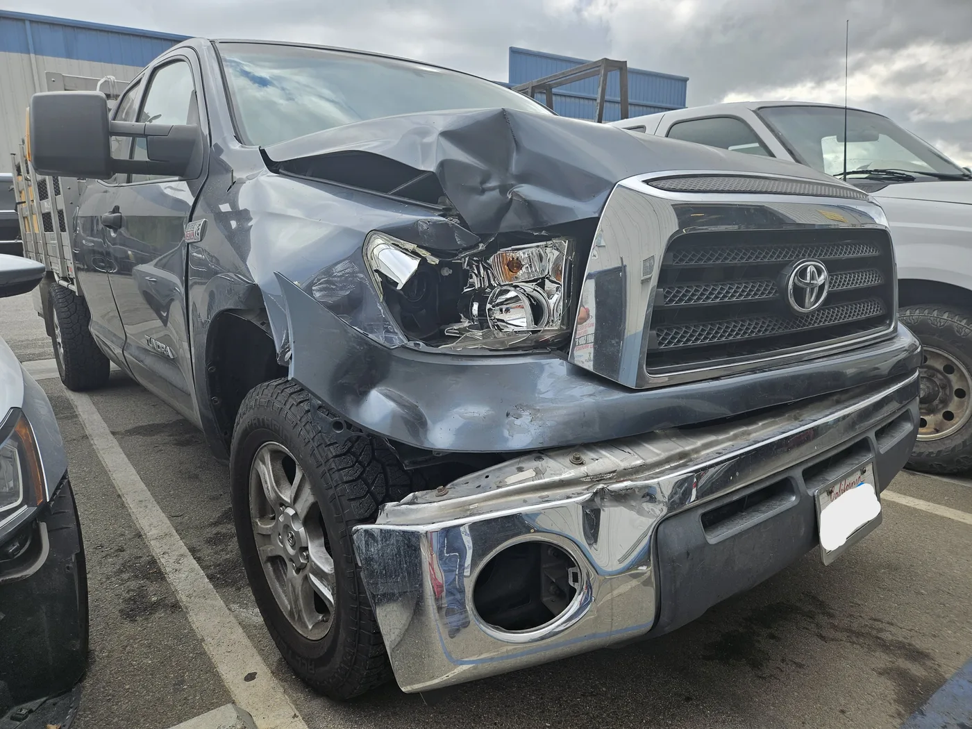 Vehicle before repair